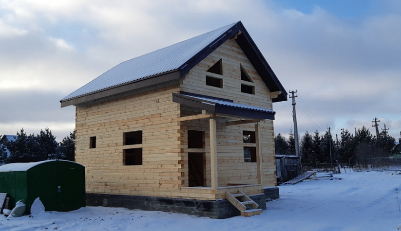 Строительство дома из профилированного бруса в Рыбинском районе д. Дурдино