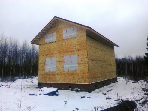 Kаркасный дом в Рыбинском районе д. Лаврентьево